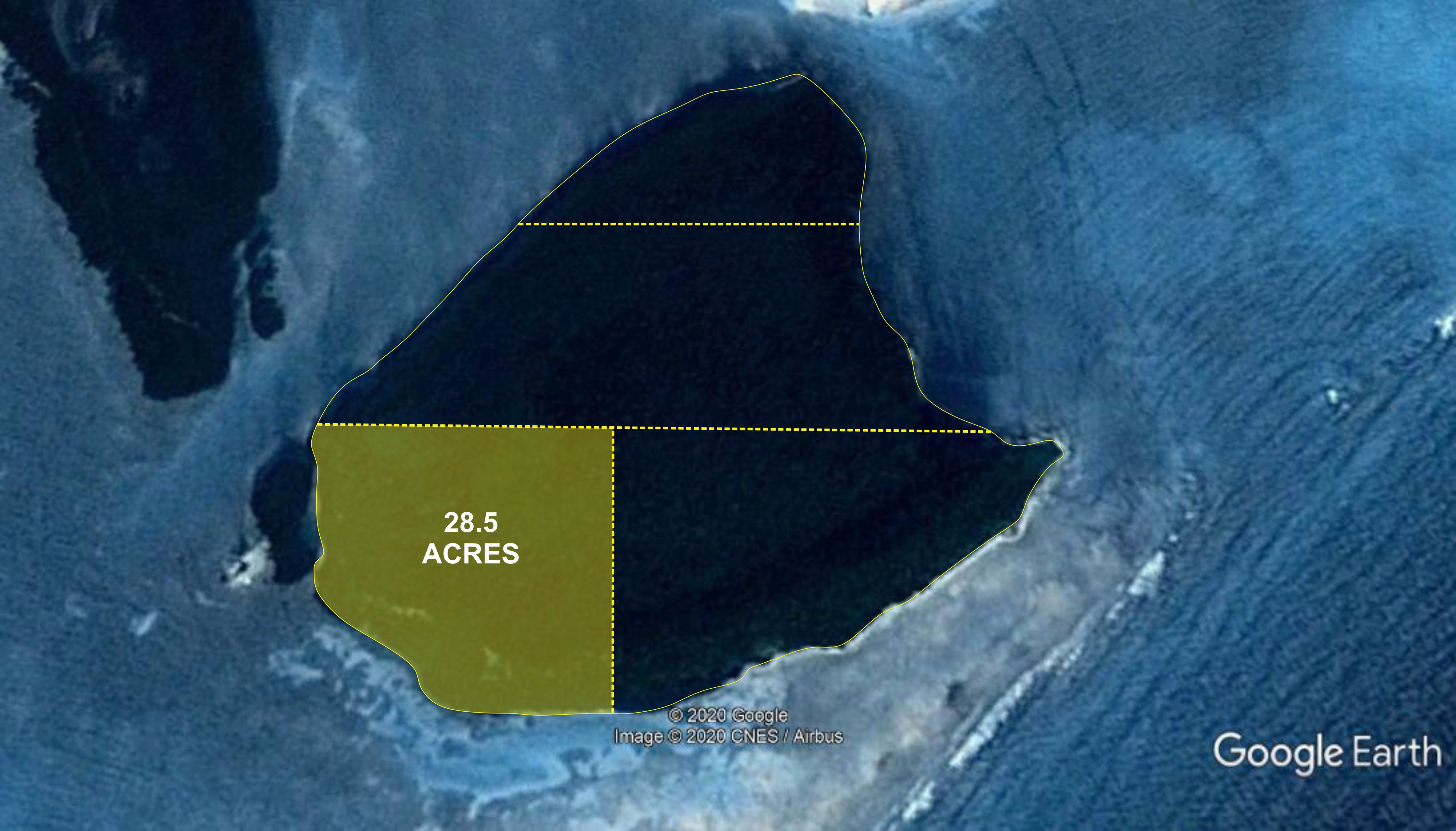 28.5 Acres On The Beautiful Island of Big Caye Bokel Buy Belize Real